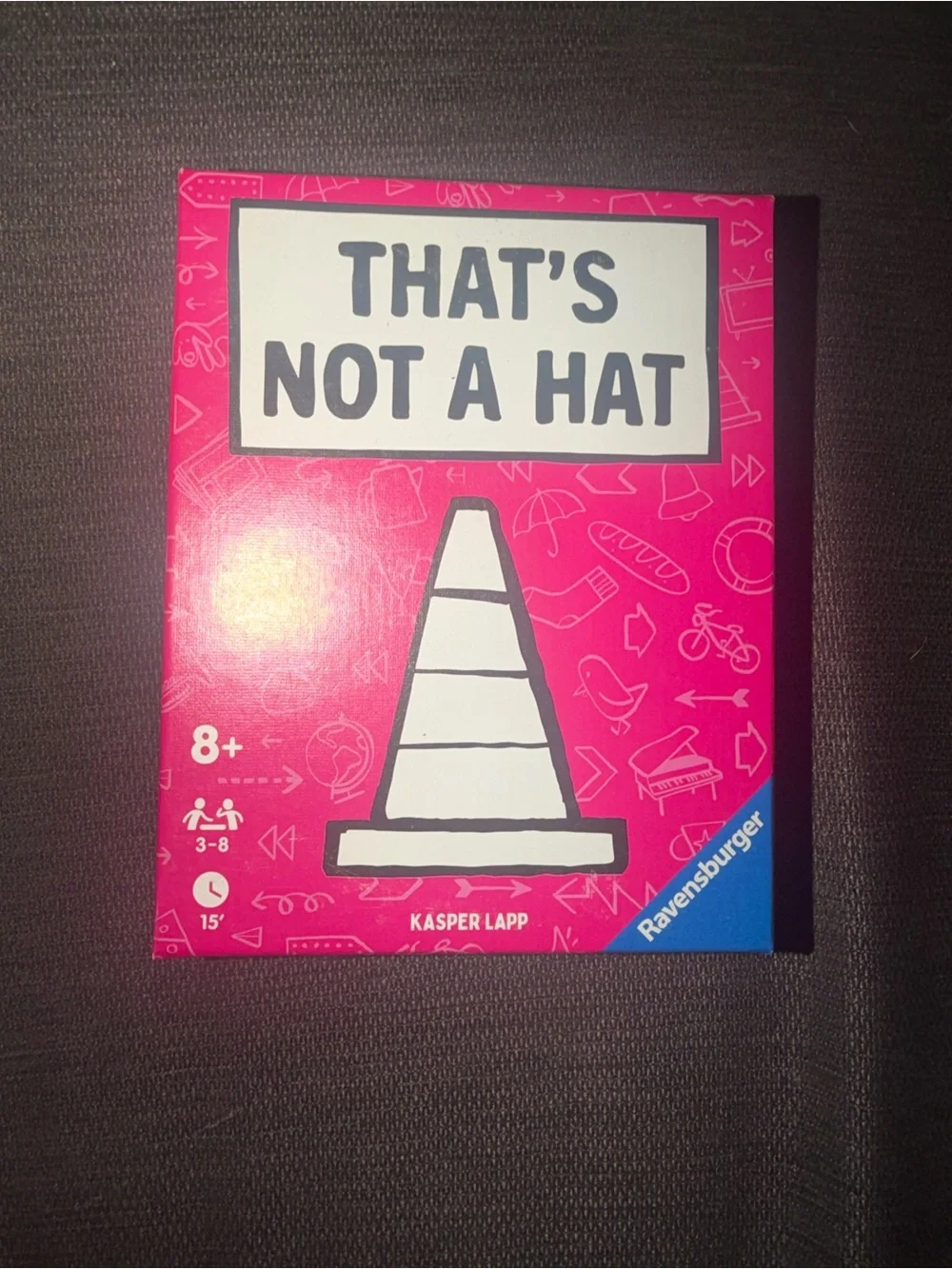 Ravensburger That's Not a Hat Card Game - Bright Pink Box